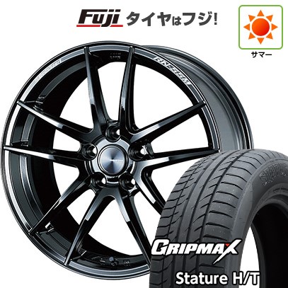 【新品国産車用5穴114.3】 夏タイヤ ホイール4本セット 225/60R18 グリップマックス スタチャー H/T BSW（限定） WEDS ウェッズ ウェッズスポーツ RN-55M 8J 18インチ(送料無料)