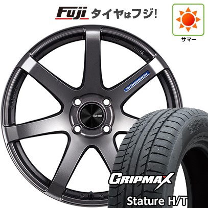 【新品国産車用5穴114.3】 夏タイヤ ホイール4本セット 235/50R18 グリップマックス スタチャー H/T BSW(限定) ENKEI エンケイ PerformanceLine PF07 8J 18インチ(送料無料)|フジ スペシャルセレクション