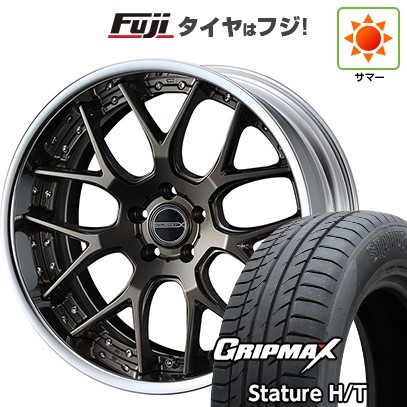 【新品国産車用5穴114.3】 夏タイヤ ホイール4本セット 235/55R18 グリップマックス スタチャー H/T BSW（限定） WEDS ウェッズ マーベリック 1307M 8J 18インチ(送料無料)