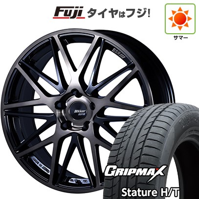 【新品国産車用5穴100】 夏タイヤ ホイール4本セット 225/55R18 グリップマックス スタチャー H/T BSW（限定） SSR ブリッカー 01M 7J 18インチ(送料無料)