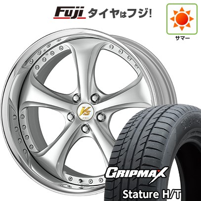 【新品国産車用5穴114.3】 夏タイヤ ホイール4本セット 225/60R18 グリップマックス スタチャー H/T BSW（限定） WORK ワーク VS VS-KF# 8J 18インチ(送料無料)