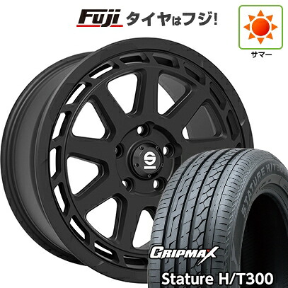 【新品国産車用5穴100】 夏タイヤ ホイール4本セット 225/55R18 グリップマックス スタチャー H/T300 BSW（限定） OZ SPARCO グラベル 8J 18インチ(送料無料)