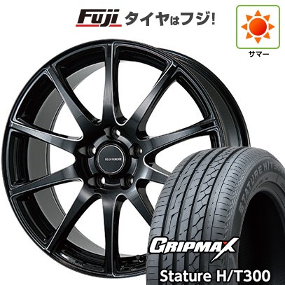【新品国産車用5穴114.3】 夏タイヤ ホイール4本セット 225/60R18 グリップマックス スタチャー H/T300 BSW（限定） ブリヂストン エコフォルム CRS23 7.5J 18インチ(送料無料)