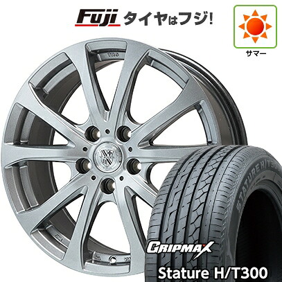 【新品国産車用5穴114.3】 夏タイヤ ホイール4本セット 225/60R18 グリップマックス スタチャー H/T300 BSW(限定) ビッグウエイ TRG-バーンII 7.5J 18インチ(送料無料)|フジ スペシャルセレクション
