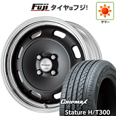 【新品国産車用5穴100】 夏タイヤ ホイール4本セット 225/55R18 グリップマックス スタチャー H/T300 BSW（限定） WORK ワーク シーカー DT 7.5J 18インチ(送料無料)