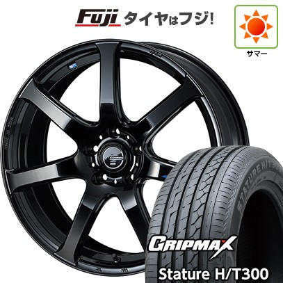 【新品国産車用5穴114.3】 夏タイヤ ホイール4本セット 225/55R19 グリップマックス スタチャー H/T300 BSW(限定2024年製) WEDS ウェッズ レオニス NAVIA 07 8J 19インチ(送料無料)