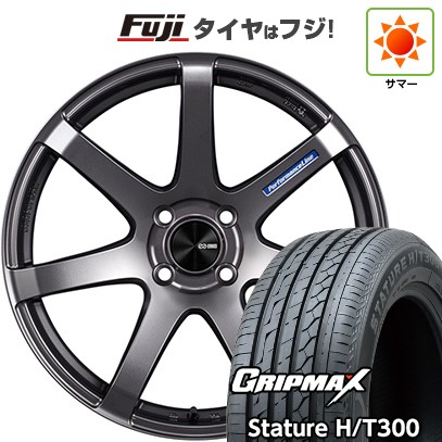 【新品国産車用5穴114.3】 夏タイヤ ホイール4本セット 225/60R18 グリップマックス スタチャー H/T300 BSW（限定） ENKEI エンケイ PerformanceLine PF07 8J 18インチ(送料無料)