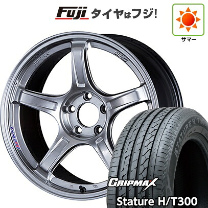 【新品国産車用5穴100】 夏タイヤ ホイール4本セット 225/55R18 グリップマックス スタチャー H/T300 BSW（限定） SSR GT GTX03 7.5J 18インチ(送料無料)｜フジ スペシャルセレクション
