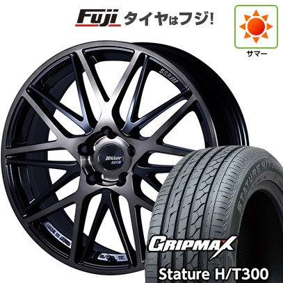 【新品国産車用5穴100】 夏タイヤ ホイール4本セット 225/55R18 グリップマックス スタチャー H/T300 BSW（限定） SSR ブリッカー 01M 7J 18インチ(送料無料)