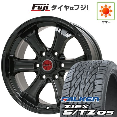 【新品】プラド/ハイラックス 夏タイヤ ホイール4本セット 265/60R18 ファルケン ジークス S/TZ 05 ビッグウエイ B-MUD K(マットブラック) トヨタ車専用 8J 18インチ(送料無料)