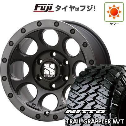 【新品国産車用6穴139.7】 夏タイヤ ホイール4本セット 285/75R16 ニットー トレイルグラップラー M/T MLJ エクストリームJ XJ03 8J 16インチ(送料無料)｜フジ スペシャルセレクション