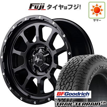 【新品】プラド/ハイラックス 夏タイヤ ホイール4本セット 265/65R17 BFグッドリッチ トレールテレーンT/A ORWL MID WHEELS NITRO POWER M10 パーシング 8J 17インチ(送料無料)|フジ スペシャルセレクション