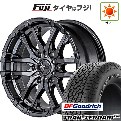 【新品】プラド/ハイラックス 夏タイヤ ホイール4本セット 265/65R17 BFグッドリッチ トレールテレーンT/A ORWL MID WHEELS NITRO POWER M26 クロスファング 8J 17インチ(送料無料)|フジ スペシャルセレクション