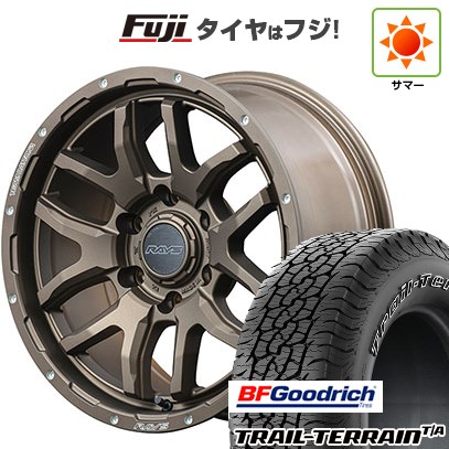 【新品】プラド/ハイラックス 夏タイヤ ホイール4本セット 265/65R17 BFグッドリッチ トレールテレーンT/A ORWL RAYS レイズ デイトナ F6ブースト 8J 17インチ(送料無料)