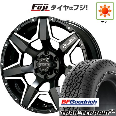 【新品】プラド 夏タイヤ ホイール4本セット 275/55R20 BFグッドリッチ トレールテレーンT/A ORWL クライメイト スワット(マットブラックマシニング) 8.5J 20インチ(送料無料)