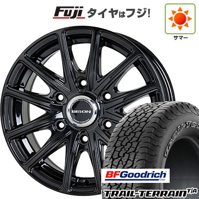 【新品】プラド/ハイラックス 夏タイヤ ホイール4本セット 265/65R17 BFグッドリッチ トレールテレーンT/A ORWL ホットスタッフ バイソン BN-01 7.5J 17インチ(送料無料)｜フジ スペシャルセレクション