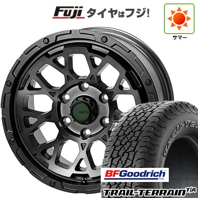 【新品】プラド/ハイラックス 夏タイヤ ホイール4本セット 265/65R17 BFグッドリッチ トレールテレーンT/A ORWL フォーバイフォーエンジニア エアージー ロックス ゴーストエディション 8J 17インチ(送料無料)｜フジ スペシャルセレクション