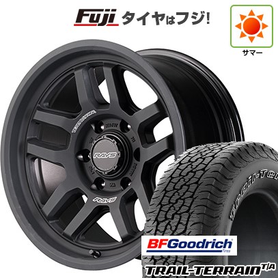 【新品】プラド/ハイラックス 夏タイヤ ホイール4本セット 265/65R17 BFグッドリッチ トレールテレーンT/A ORWL RAYS レイズ デイトナ D325 8J 17インチ(送料無料)