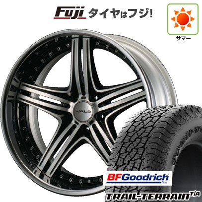 【新品】ランクル200 夏タイヤ ホイール4本セット 285/45R22 BFグッドリッチ トレールテレーンT/A ORBL WALD ヴァルド マホラ 3P M13-C 9.5J 22インチ(送料無料)