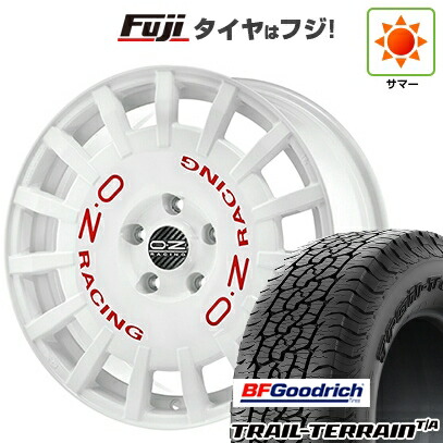 【新品国産車用5穴114.3】 夏タイヤ ホイール4本セット 225/60R18 BFグッドリッチ トレールテレーンT/A RBL OZ ラリーレーシング 8J 18インチ(送料無料)