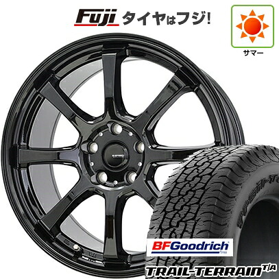 【新品国産車用5穴114.3】 夏タイヤ ホイール4本セット 225/60R18 BFグッドリッチ トレールテレーンT/A RBL ホットスタッフ ジースピード G-08 7J 18インチ(送料無料)|フジ スペシャルセレクション