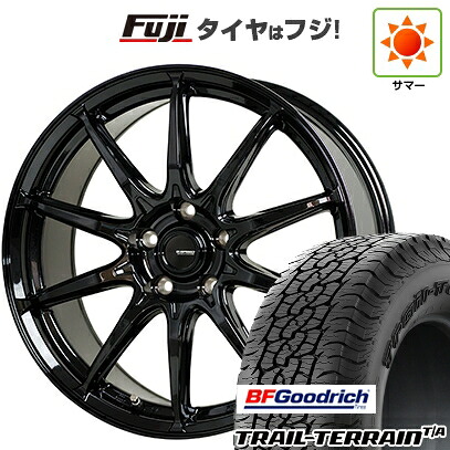 【新品国産車用5穴114.3】 夏タイヤ ホイール4本セット 225/60R18 BFグッドリッチ トレールテレーンT/A RBL ホットスタッフ ジースピード G-05 7J 18インチ(送料無料)｜フジ スペシャルセレクション 109,600円