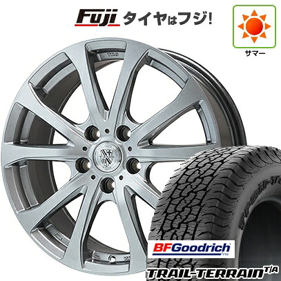 【新品国産車用5穴114.3】 夏タイヤ ホイール4本セット 235/60R18 BFグッドリッチ トレールテレーンT/A RBL ビッグウエイ TRG-バーンII 7.5J 18インチ(送料無料)