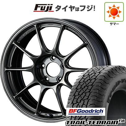 【新品国産車用5穴114.3】 夏タイヤ ホイール4本セット 225/55R18 BFグッドリッチ トレールテレーンT/A RBL WEDS ウェッズ ウェッズスポーツ TC-105X 8J 18インチ(送料無料)|フジ スペシャルセレクション