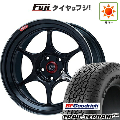 【新品国産車用5穴114.3】 夏タイヤ ホイール4本セット 225/55R18 BFグッドリッチ トレールテレーンT/A RBL ENKEI エンケイ PerformanceLine PF06 7.5J 18インチ(送料無料)|フジ スペシャルセレクション