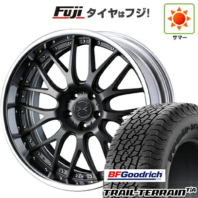 【新品国産車用5穴114.3】 夏タイヤ ホイール4本セット 225/60R18 BFグッドリッチ トレールテレーンT/A RBL WEDS ウェッズ マーベリック 709M 8J 18インチ(送料無料)｜フジ スペシャルセレクション