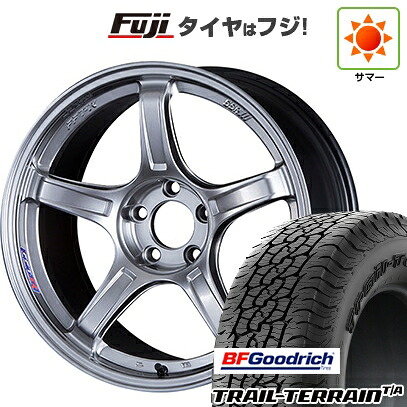 【新品国産車用5穴114.3】 夏タイヤ ホイール4本セット 225/60R18 BFグッドリッチ トレールテレーンT/A RBL SSR GT GTX03 8J 18インチ(送料無料)|フジ スペシャルセレクション