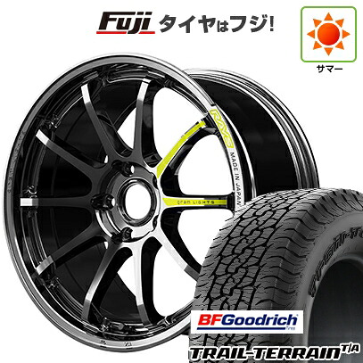 【新品国産車用5穴114.3】 夏タイヤ ホイール4本セット 225/55R18 BFグッドリッチ トレールテレーンT/A RBL RAYS レイズ グラムライツ 57NR LIMITED 7.5J 18インチ(送料無料)｜フジ スペシャルセレクション