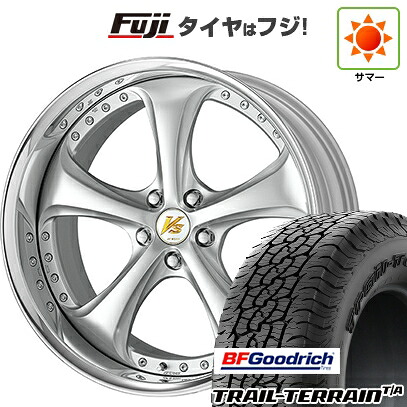 【新品国産車用5穴100】 夏タイヤ ホイール4本セット 225/55R18 BFグッドリッチ トレールテレーンT/A RBL WORK ワーク VS VS-KF# 7.5J 18インチ(送料無料)