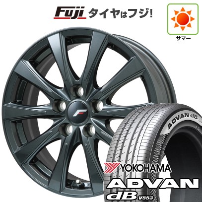 【新品】40系アルファード/ヴェルファイア用 夏タイヤ ホイール4本セット 225/55R19 ヨコハマ アドバン dB V553 レアマイスター LF-イゾラII ガンメタリック(平座ナット) 7J 19インチ(送料無料)|フジ スペシャルセレクション