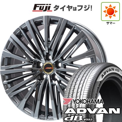 【新品】クラウンクロスオーバー 夏タイヤ ホイール4本セット 225/45R21 ヨコハマ アドバン dB V553 プレミックス MER-V SBC(R14ボルト) 21インチ(送料無料)
