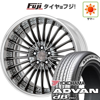 【新品】40系アルファード/ヴェルファイア用 夏タイヤ ホイール4本セット 225/55R19 ヨコハマ アドバン dB V553 WORK ワーク シュヴァート グラソン 8J 19インチ(送料無料)