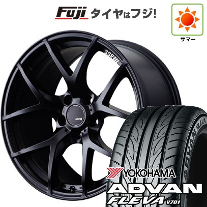 【新品国産車用5穴114.3】 夏タイヤ ホイール4本セット 215/40R18 ヨコハマ アドバン フレバV701 SSR GT GTV03 7.5J 18インチ(送料無料)｜フジ スペシャルセレクション 133,900円