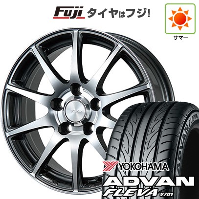 【新品国産車用5穴114.3】 夏タイヤ ホイール4本セット 205/55R16 ヨコハマ アドバン フレバV701 ブリヂストン エコフォルム CRS23 6.5J 16インチ(送料無料) 70,015円