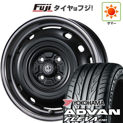 【新品 軽自動車】N-BOX タント スペーシア 夏タイヤ ホイール4本セット 165/55R15 ヨコハマ アドバン フレバV701 シーエルリンク UNIONRIM TX 4.5J 15インチ(送料無料)|フジ スペシャルセレクション