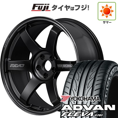 【新品国産車用5穴114.3】 夏タイヤ ホイール4本セット 225/35R20 ヨコハマ アドバン フレバV701 RAYS レイズ ボルクレーシング TE37 サーガ S-plus Black Shadow 8.5J 20インチ(送料無料)