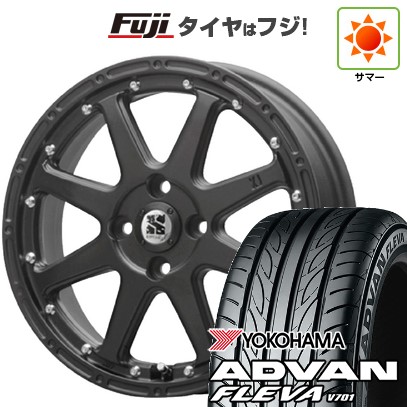 【新品 軽自動車】N-BOX タント スペーシア 夏タイヤ ホイール4本セット 165/55R15 ヨコハマ アドバン フレバV701 MLJ エクストリームJ 4.5J 15インチ(送料無料)｜フジ スペシャルセレクション