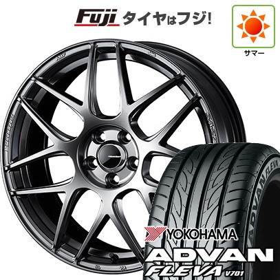 【新品国産車用5穴114.3】 夏タイヤ ホイール4本セット 225/35R20 ヨコハマ アドバン フレバV701 WEDS ウェッズスポーツ SA-27R 8.5J 20インチ(送料無料)