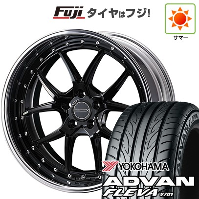 【新品国産車用5穴114.3】 夏タイヤ ホイール4本セット 215/40R18 ヨコハマ アドバン フレバV701 WEDS ウェッズ マーベリック 1705S 7.5J 18インチ(送料無料)｜フジ スペシャルセレクション