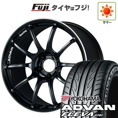 【新品国産車用5穴100】 夏タイヤ ホイール4本セット 215/40R18 ヨコハマ アドバン フレバV701 ヨコハマ アドバンレーシング RZII 8J 18インチ(送料無料)｜フジ スペシャルセレクション
