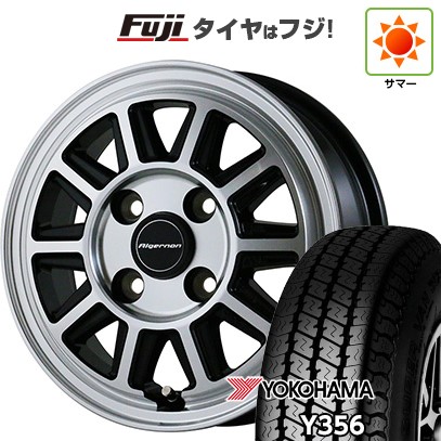 【新品 軽自動車】軽トラ 軽バン 夏タイヤ ホイール4本セット 145/80R12 80/78N ヨコハマ Y356 アルジェノン フェニーチェ RX-4 4J 12インチ(送料無料)｜フジ スペシャルセレクション