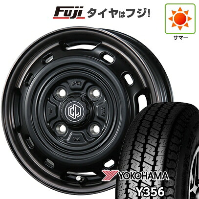 【新品 軽自動車】軽トラ 軽バン 夏タイヤ ホイール4本セット 145/80R12 80/78N ヨコハマ Y356 シーエルリンク UNIONRIM TX 3.5J 12インチ(送料無料)