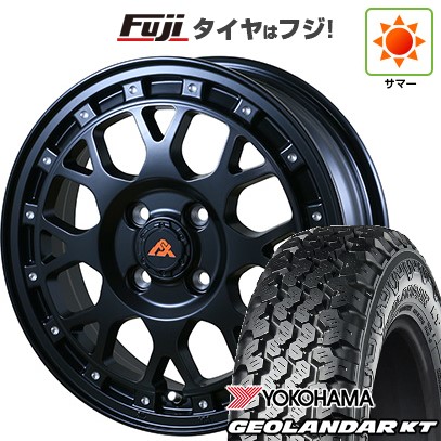 【新品 軽自動車】軽トラ 軽バン 夏タイヤ ホイール4本セット 145/80R12 80/78N ヨコハマ ジオランダー KT アルジェノン フェニーチェ クロスXC8 4J 12インチ(送料無料)|フジ スペシャルセレクション
