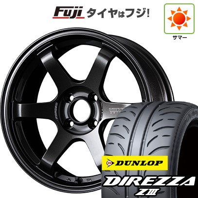【新品】S660 夏タイヤ ホイール4本セット F:165/55R15 R:195/45R16 ダンロップ ディレッツァ ZIII RAYS レイズ ボルクレーシング TE37 ソニック (送料無料)