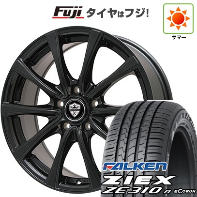【新品】90系ノア/ヴォクシー用 夏タイヤ ホイール4本セット 205/60R16 ファルケン ジークス ZE310R エコラン(限定) エルベ エステローザ FSV トヨタ車専用(平座ナット仕様) 6J 16インチ(送料無料)