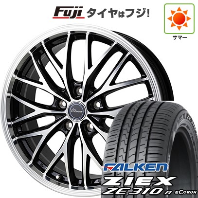 【新品国産車用5穴114.3】 夏タイヤ ホイール4本セット 225/55R18 ファルケン ジークス ZE310R エコラン(限定) ホットスタッフ クロノス CH-113 8J 18インチ(送料無料)|フジ スペシャルセレクション